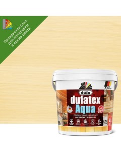Пропитка для дерева водная прозрачная tex aqua 0 75 л Dufa
