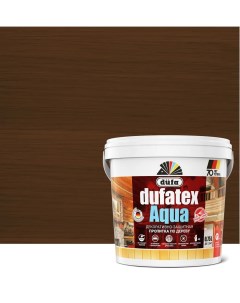 Пропитка для дерева водная цвета палисандр tex aqua 0 75 л Dufa