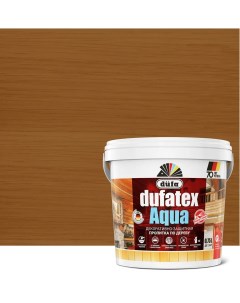 Пропитка для дерева водная цвета тик tex aqua 0 75 л Dufa