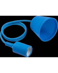 Патрон для лампы E27 с подвесом 1 м цвет синий Tdm еlectric
