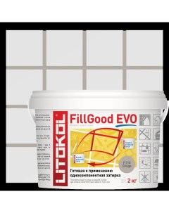 Затирка полиуретановая Fillgood Evo F210 цвет серо бежевый 2 кг Litokol