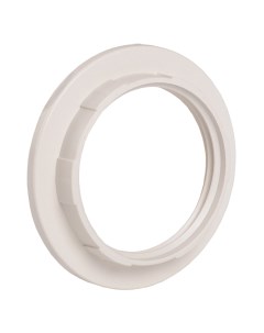 Кольцо для патрона E27 белое Iek