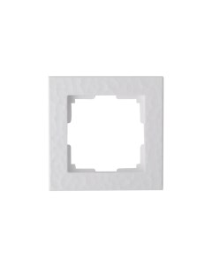 Рамка для розеток и выключателей Hammer W0012401 1 пост цвет белый Werkel