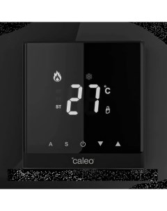 Терморегулятор для теплого пола C732 цифровой цвет черный Caleo
