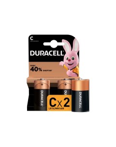 Батарейки BASIC C LR14 2BL Duracell