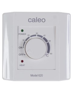 Терморегулятор для теплого пола 620 механический цвет белый Caleo