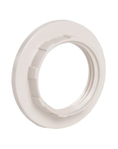 Кольцо для патрона E14 белое Iek