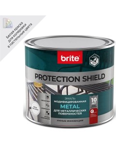 Эмаль по ржавчине Protect Shield цвет белый 1 8 л Стройтехнавигатор