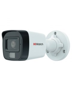 Камера видеонаблюдения аналоговая DS T500A B 3 6MM 3 6 мм белый Hiwatch