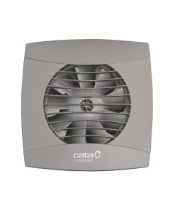 Вентилятор накладной CATA UC 10 Hygro Silver таймер датчик влажности 1201200 Sata