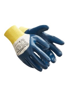 Перчатки защитные Нитролайт не полное нитрилов покр резинка 448595 Ампаро