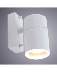 Настенный светильник уличный Misterio 1хGU10х35 Вт IP44 металл цвет белый Arte lamp