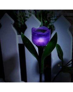Светильник в грунт садовый Лиловый тюльпан IP44 нейтральный белый свет Uniel