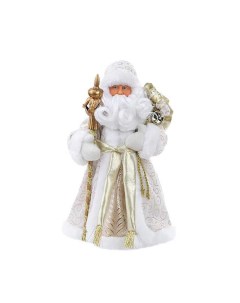 Новогодняя фигурка Дед Мороз в Золотистой Шубке арт 90702 1 шт Magic time