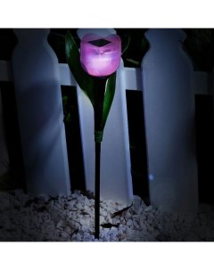 Светильник в грунт садовый Розовый тюльпан IP44 нейтральный белый свет Uniel