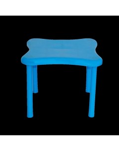 Стол садовый прямоугольный Капитоша складной 59 5x50 5x49 5 см полипропилен голубой Nobrand