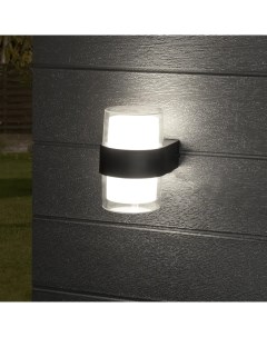 Светильник настенный светодиодный уличный Nuovo 24779 5 IP54 цвет черный Duwi