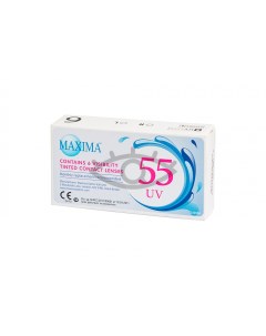 Контактные линзы 55 UV 1 месяц R 8 8 SPH 3 50 Maxima