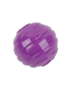 Игрушка для собак Мяч рельефный с пищалкой фиолетовый резина 9 2 см Pet universe
