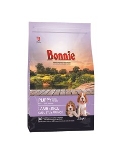 Сухой корм для щенков Bonnie Puppy ягненок и рис 2 5 кг Лидер
