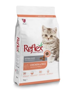 Сухой корм для котят с курицей и рисом 2 кг Reflex