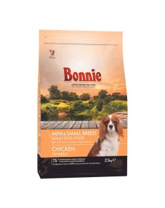 Сухой корм для собак Bonnie Mini Small Breed Adult курица 2 5 кг Лидер