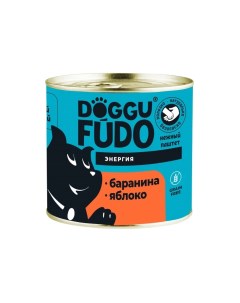 Влажный корм для собак с бараниной и яблоком 6 шт по 240 г Doggufudo