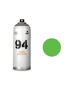 Аэрозольная краска 94 Fluor флуоресцентная 400 мл зеленая Mtn