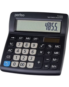 Калькулятор PF_B4855 бухгалтерский 12 разр черный Perfeo