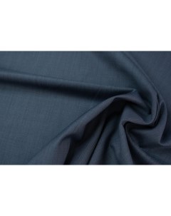 Ткань 2517 45 O1 итальнская костюмная синий меланж Ткань для шитья 100x154 см Unofabric