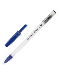 Ручка шариковая масляная Stick Medium синяя узел 1 мм линия письма 0 5 мм 96 шт Brauberg