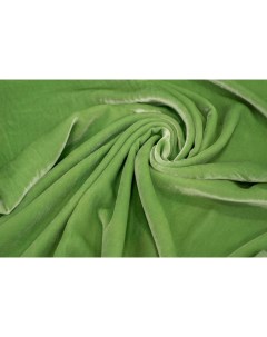 Ткань 22191 бархат шелк светло зеленый выбеленный Unofabric