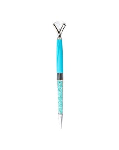 Ручка шариковая с декором Кристалл цвет чернил синий в ассортименте With love