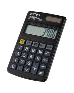 Калькулятор PF_C3706 черный Perfeo