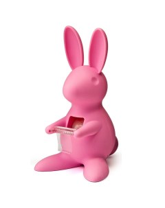 Диспенсер для скотча Bunny розовый L10114 PK Qualy