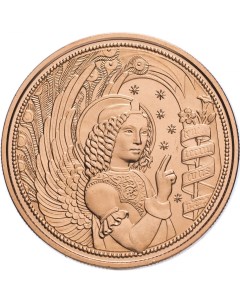 Монета 10 евро Архангел Гавриил Посланники небес Австрия 2017 UNC Mon loisir
