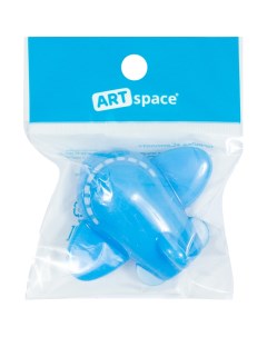 Точилка ручная пластиковая ArtSpace Самолет 1 отверстие с контейнером SH_19211 24шт Officespace