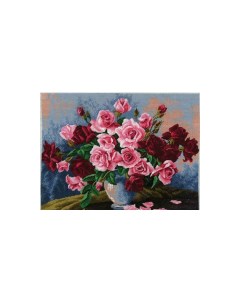 Набор для вышивания Бархатные розы 35х27 см 620 Hobby&pro
