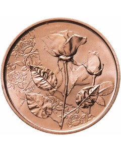 Монета 10 евро Роза Язык цветов Австрия 2021 UNC Mon loisir
