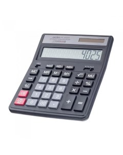Калькулятор PF_A4025 бухгалтерский 12 разр черный Perfeo