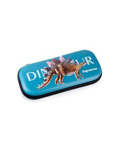 DV 12955 Пенал DINOSAUR со светонакапливающим элементом голубой Darvish
