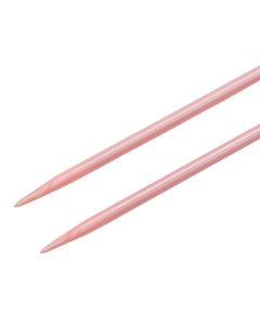 Спицы вязальные прямые Pearl 31629 пластик розовый 4 5 мм 25 см 2 шт Pony