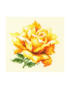 Набор для вышивания Желтая роза Чудесная игла