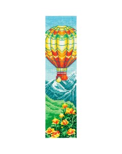 Набор для вышивания Закладки Воздушный шар 5 5 22 см Сделай своими руками