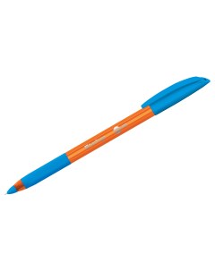 Ручка шариковая Skyline светло синяя 0 7мм игольчатый стержень грип 30 шт Berlingo