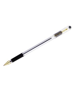 Ручка шариковая MC Gold черная 0 5мм грип 12 шт Munhwa