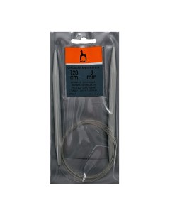 Спицы для вязания круговые 8 00 мм 120 см пластик арт 49867 Pony