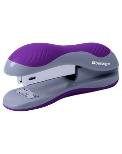 Степлер Office Soft 24 6 26 6 до 25л пластиковый корпус фиолетовый Berlingo