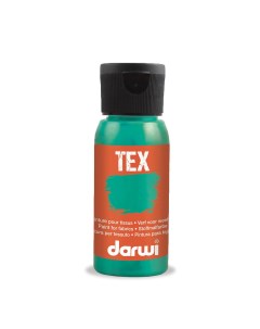 Краска для ткани TEX 50 мл 640 зеленая мята Darwi