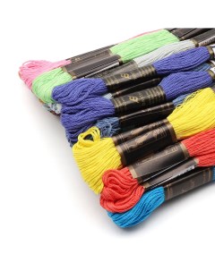 Набор мулине Вышивальная палитра 50 шт по 8м 25 цветов Bestex